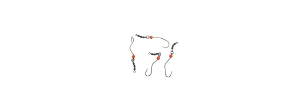 Rotations Haken gebogen