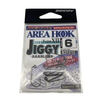 DECOY Area Hook TYPE XII AH-12 JIGGY BARBLESS Gr.6