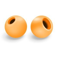 Tungsten Perle gelocht 2,4mm orange