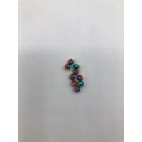 Deluxe Tungsten Perlen 3,8mm Rainbow