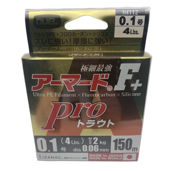 DUEL Armored F Pro PE 0,1 #orange