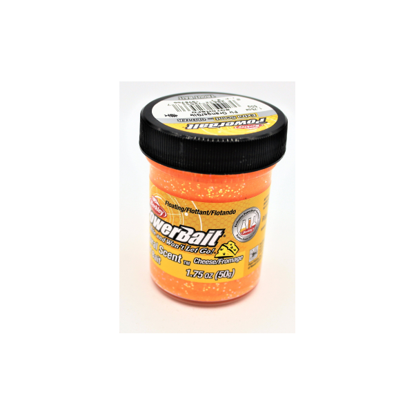 Berkley Powerbait Orange Cheese Glitter 50g