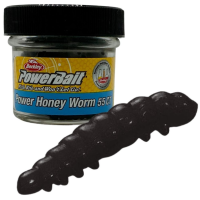 Berkley Power Honey Worms Garlic Black Inhalt:55...