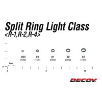 DECOY Split Ring Light Gr. 0 / 15lb - Sprengringe