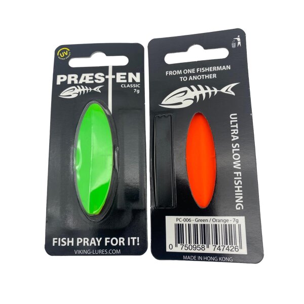 PRAESTEN CLASSIC 7G GREEN / ORANGE