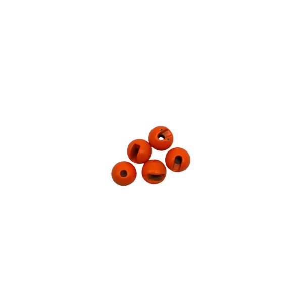 Tungsten Perlen geschlitzt 5,5mm orange