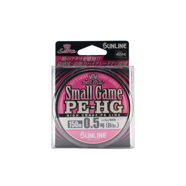 Sunline SaltiMate Small Game PE-HG 8lb. 3,3kg pink 150m