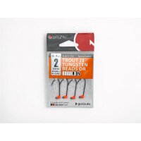 Gurza Tungsten Jighaken J3  #2 (orange) 0,85 / 0,5g