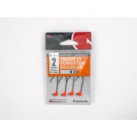 Gurza Tungsten Jighaken J3 #2 (orange) 0,85 / 0,89g