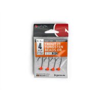 Gurza Tungsten Jighaken J3 #4 (orange) 0,8 / 0,84g