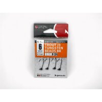 Gurza Tungsten Jighaken J3 #6 (black) 0,75 / 0,42g