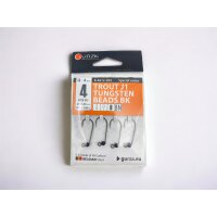Gurza Tungsten Jighaken J1 (black) Gr.4 / 0,34g