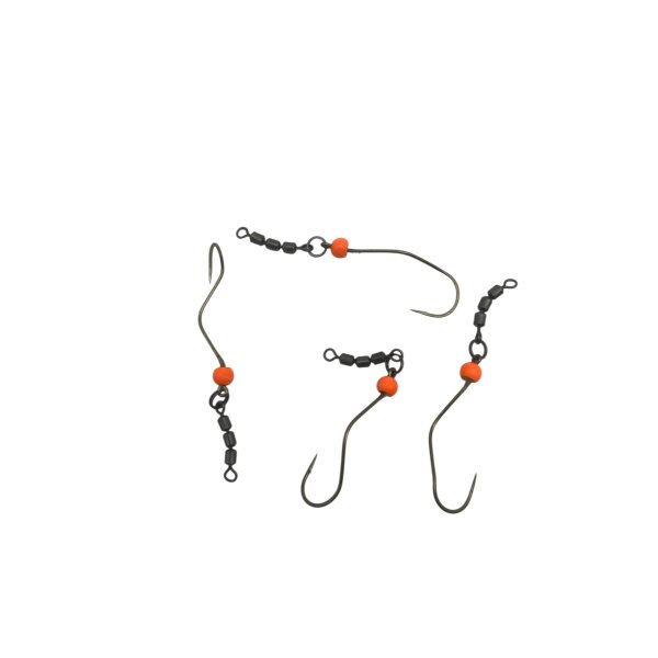 Rotations Haken gebogen Gr.4 #fluo orange