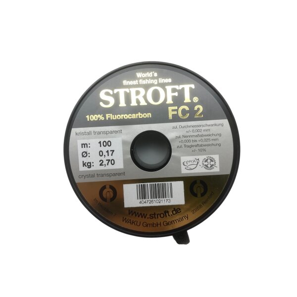 STROFT FC2 Fluorocarbon 100m / 0,17mm