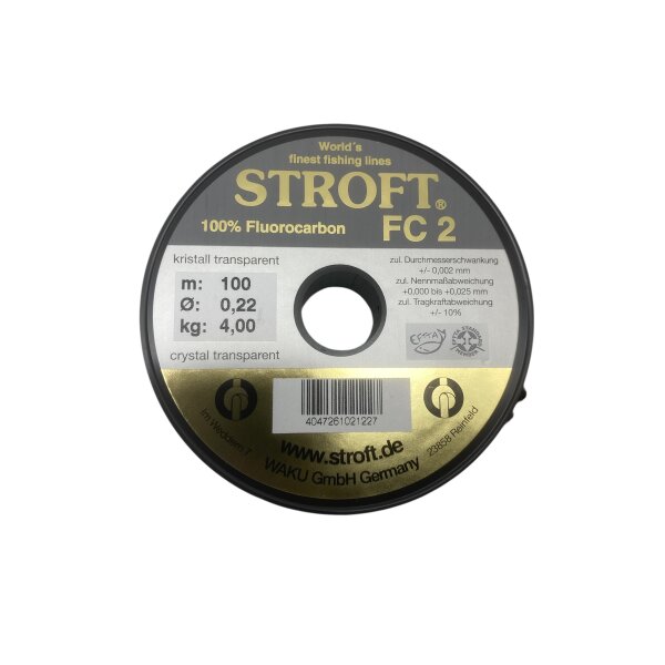 STROFT FC2 Fluorocarbon 100m / 0,22mm