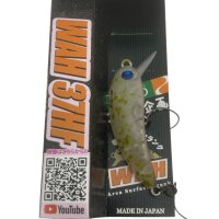 Lucky Craft Wah 37HF #Sonderfarbe Glow red