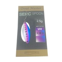 Trout Master SERC Spoon 2,5g #Rainbow UV