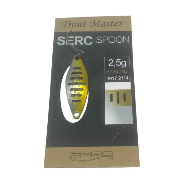 Trout Master SERC Spoon 2,5g #Saibling