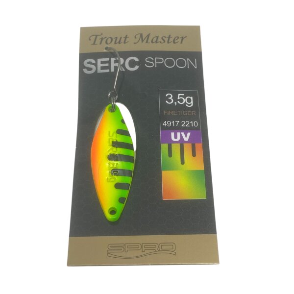 Trout Master SERC Spoon 3,5g #Firetiger UV