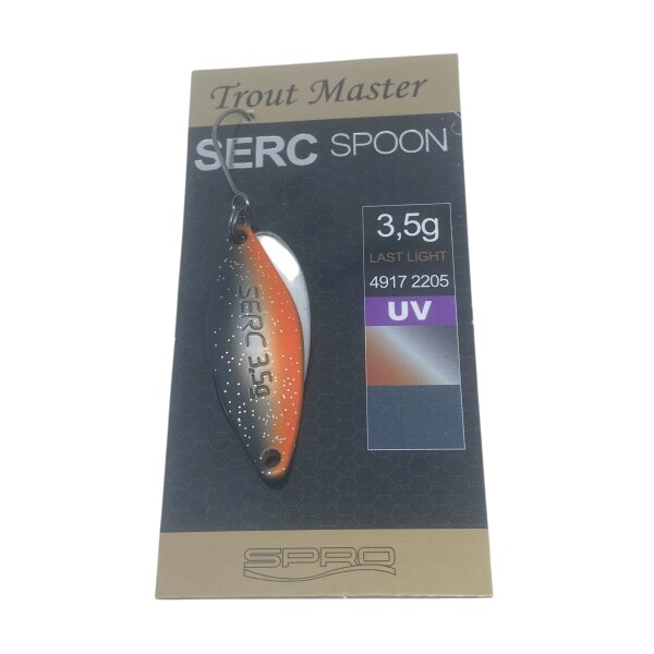 Trout Master SERC Spoon 3,5g #Last Lightl UV